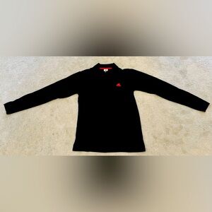 Adidas dark gray/ orange Quarter-Zip Pullover Size XXL